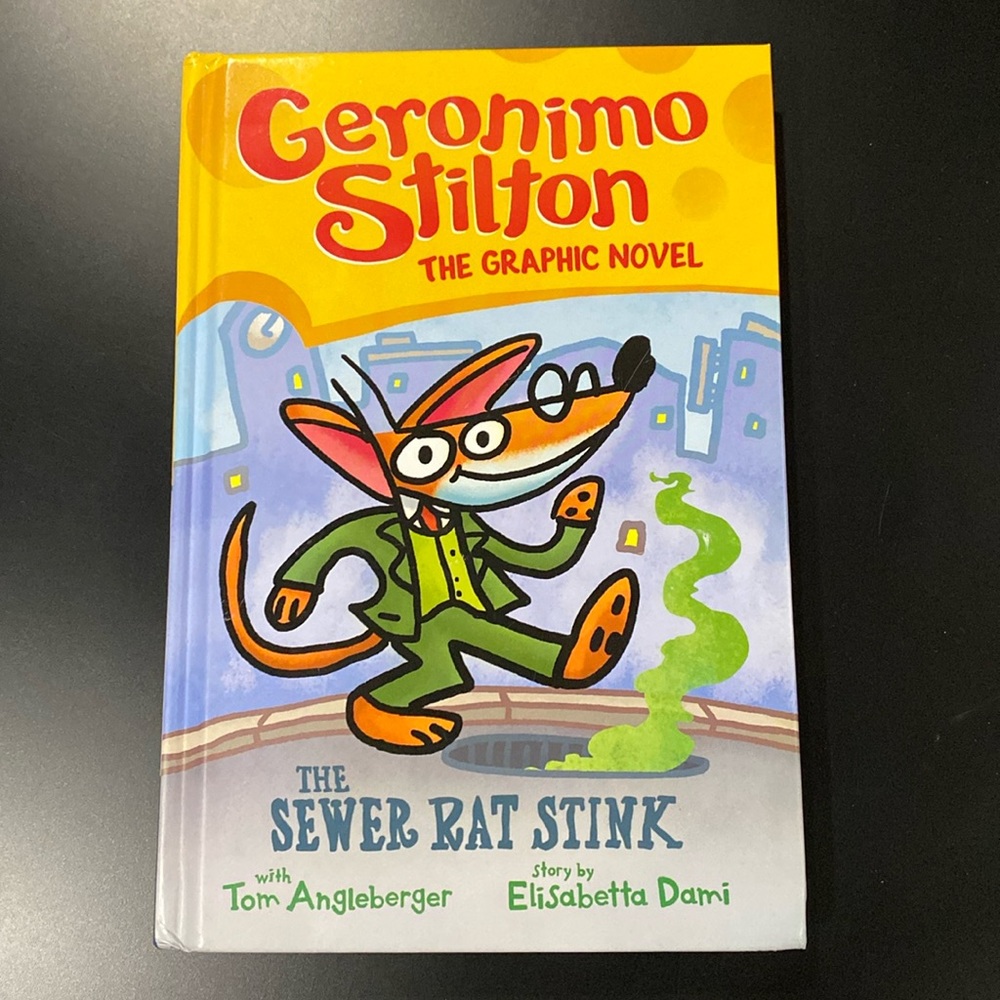 Geronimo Stilton #1: The Sewer Rat Stink - Hardcover Graphic Novel